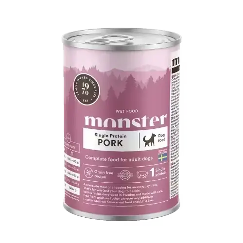 Monster Single Protein Pork Burk 400 gr | Fynd