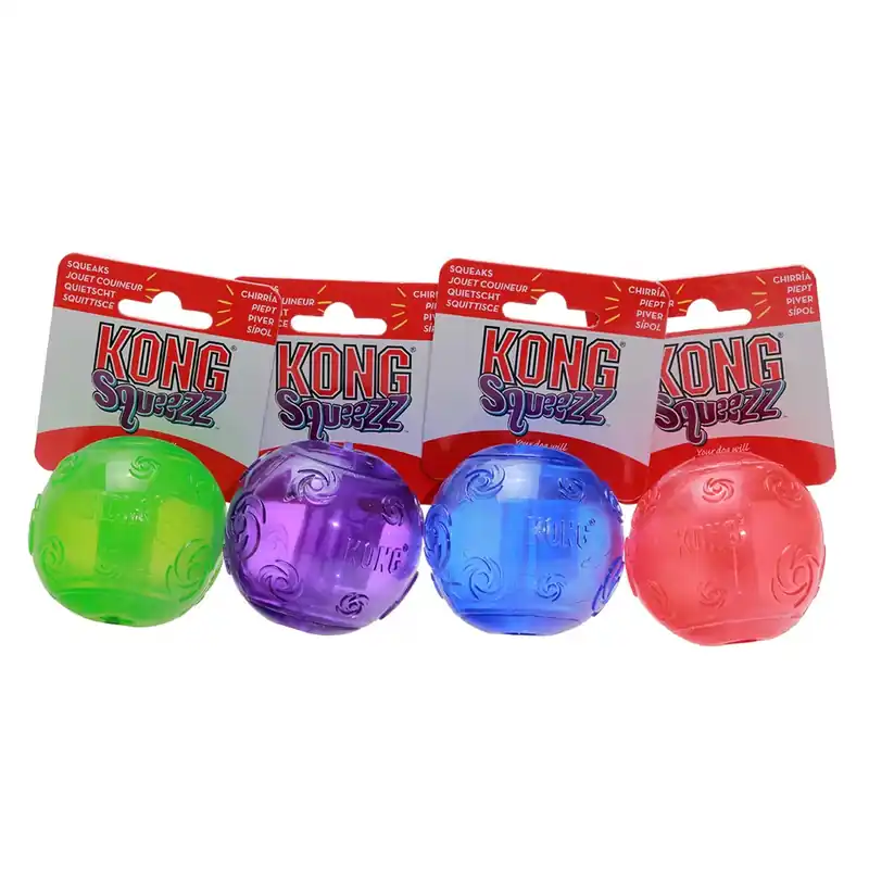KONG HUND Squeezz Ball Medium & Large - Rabatt