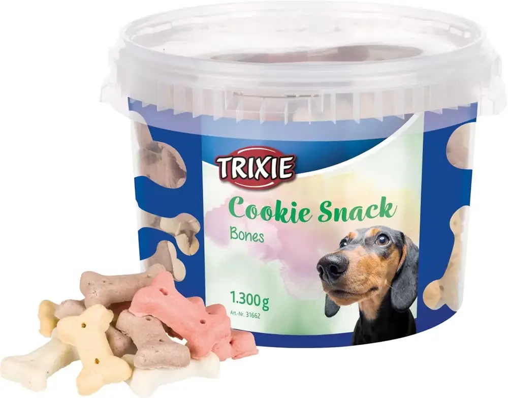 Hundkex, Cookie Snack Bones, 1,3 kg plasthink | Fynd