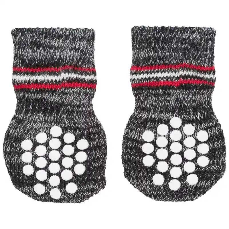 Hundsockar 2-pack non-slip Grå - Köp online
