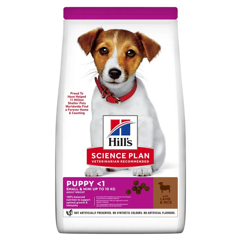 Extra bra pris - HILL‘S SCIENCE PLAN Small & Mini Valpfoder med lamm och ris (6 kg)
