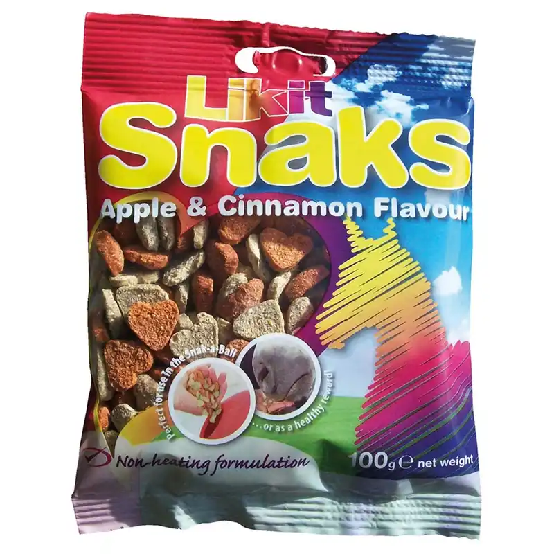 Topprodukt - LIKIT ”Snaks”- hästgodis Äpple-Kanel 100 gr