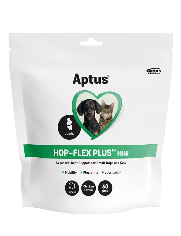 Nyligen lanserat | Aptus® Hop-Flex Plus Mini Tuggbitar - ledtillskott 60 bitar