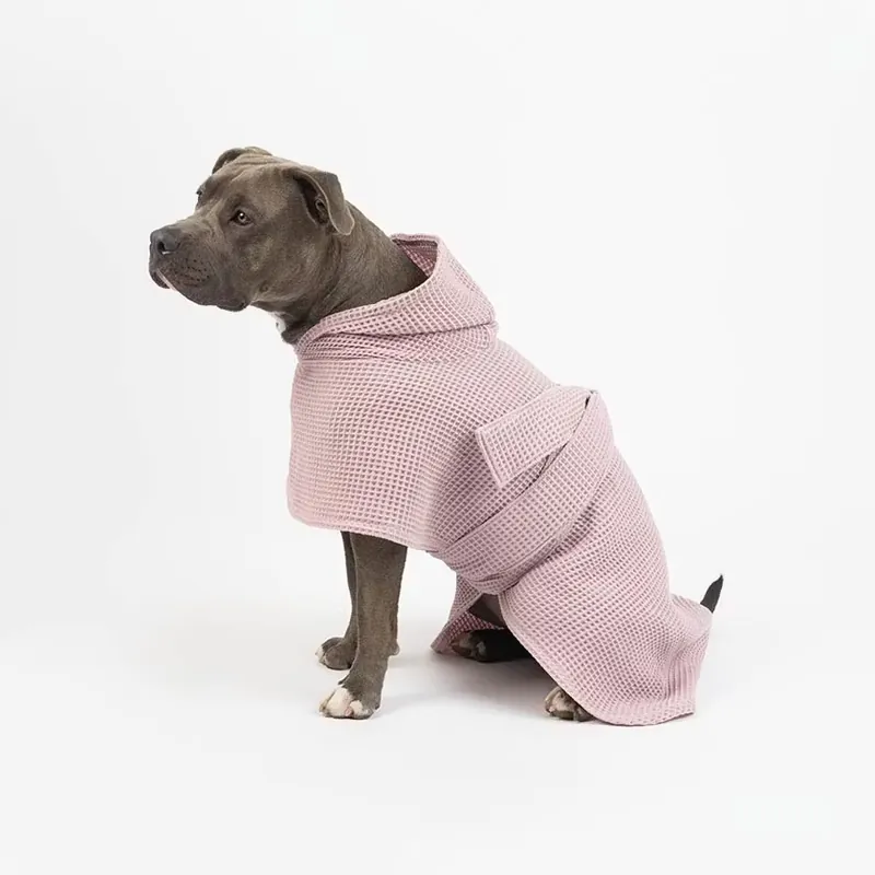 Tryggt köp | Benjamin Doris-Oversize Hundbadrock - Lavendelrosa
