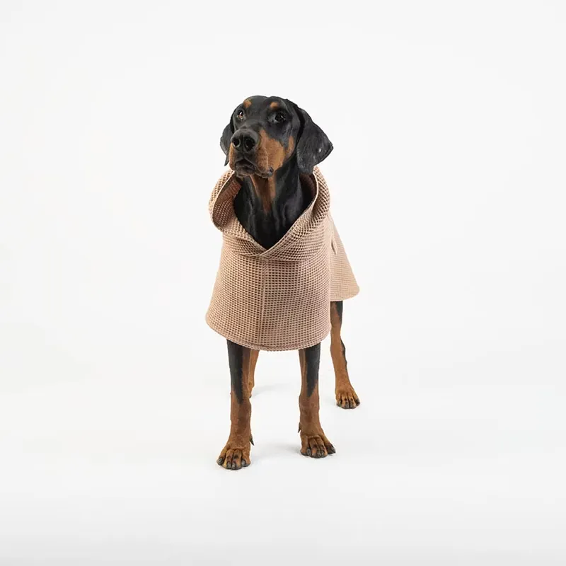 Benjamin Doris-Oversize Hundbadrock - Sandbeige - Superpris