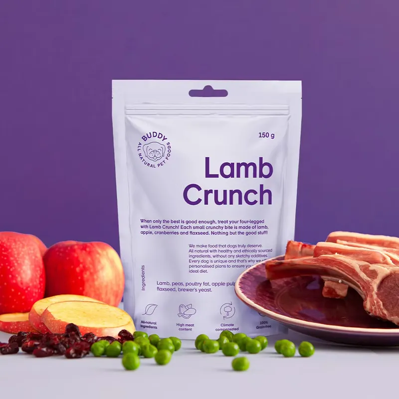 Premium | Buddy Lamb Crunch/Lamm o tranbär 150g