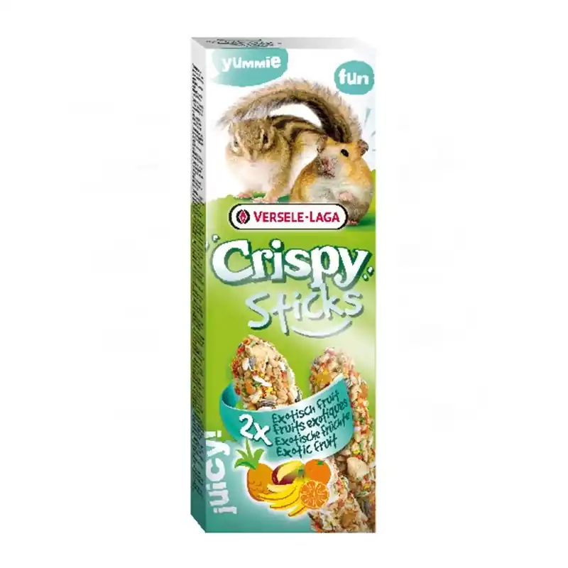 Kundfavorit - Crispy Sticks Smådjur Exot.frukt 2-pack