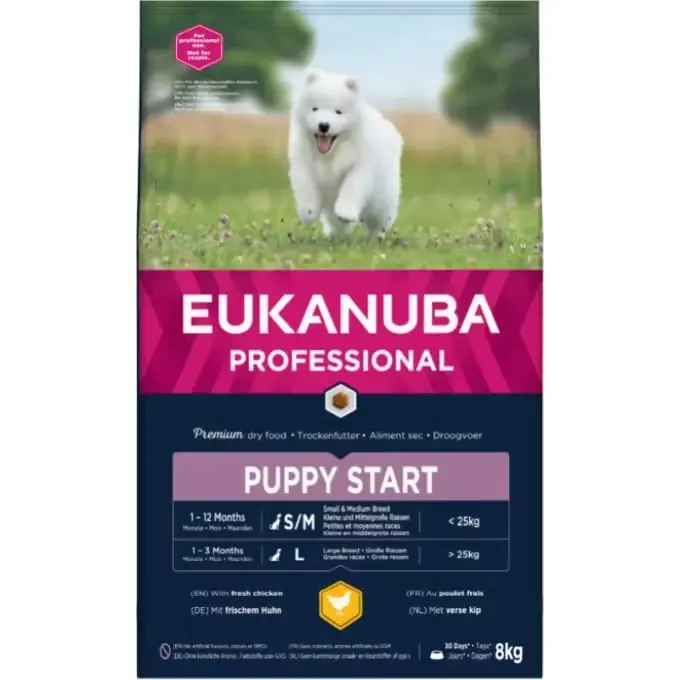 Premium | Eukanuba Puppy Start 8 kg. Valpfoder - Dräktig & Digivande Tik