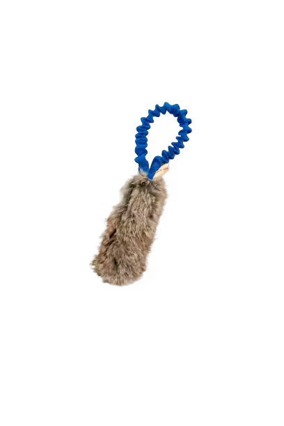 Under begränsad tid - Elastisk fickkampis med kaninpäls ca 30 cm