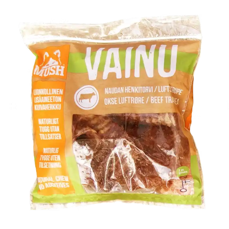 MUSH VAINU® Nöt Luftstrupe 200 gr | Storsäljare