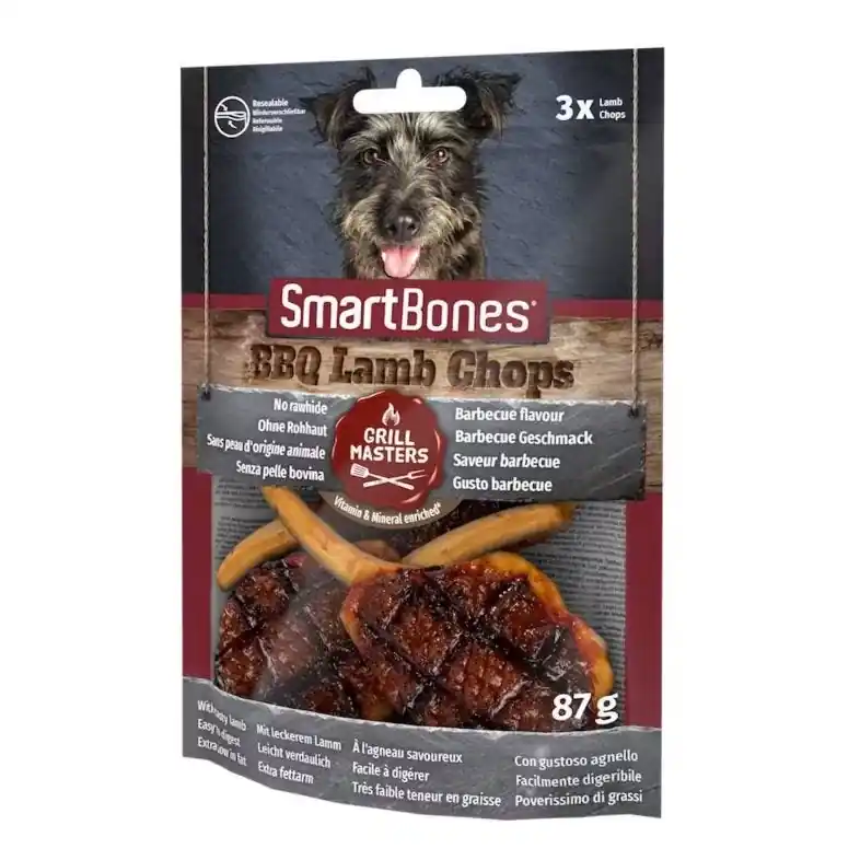Fabrikspris | SmartBones BBQ Lamb Chops, utan råhud 3 pack