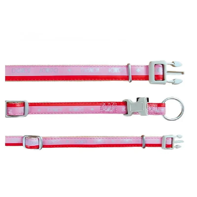 Spara nu | Dandy Halsband Reflex Rosa 25 mm/40-65 cm