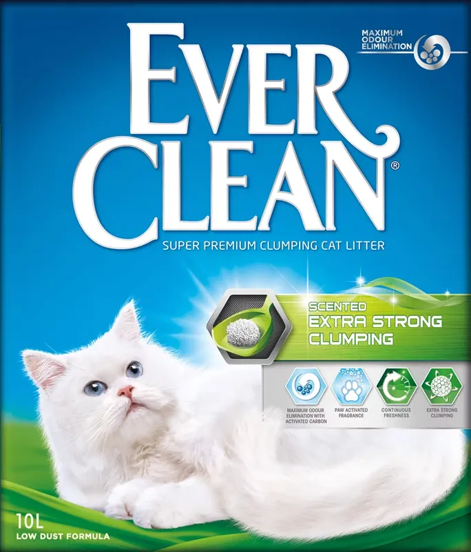 Ever Clean® Extra Strong Scented- kattsand 10 kg - Mycket efterfrågad