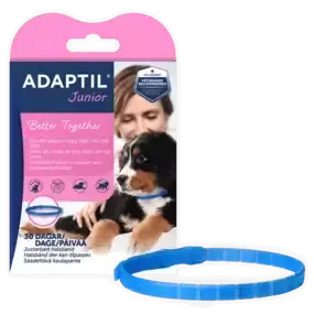 Adaptil Halsband Junior - trygghetsferomoner/valp | Väl omtyckt