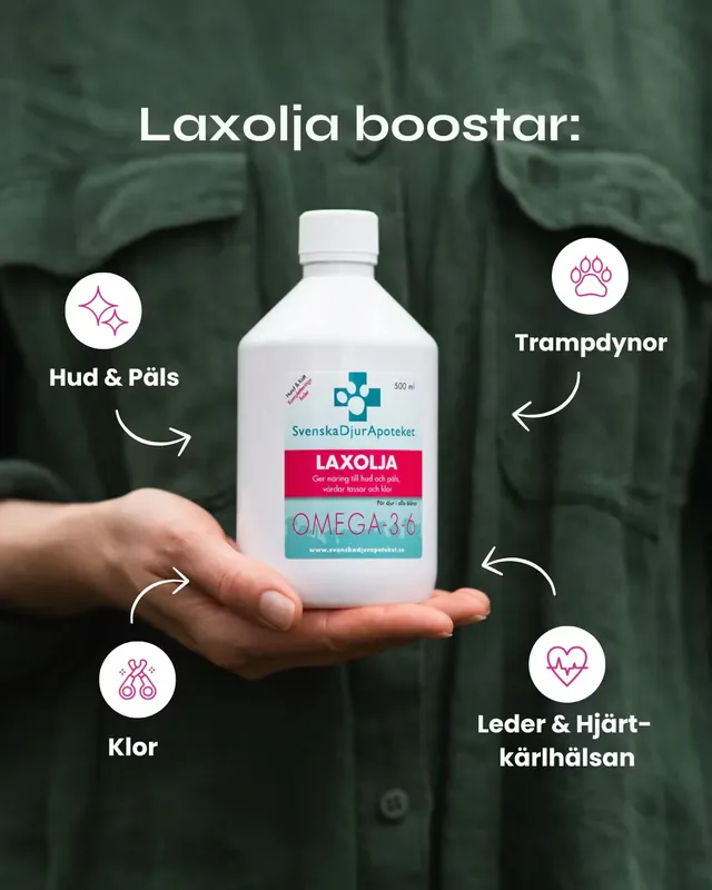 Extra rabatt | Svenska DjurApotekets Laxolja 500ml/ 1000ml