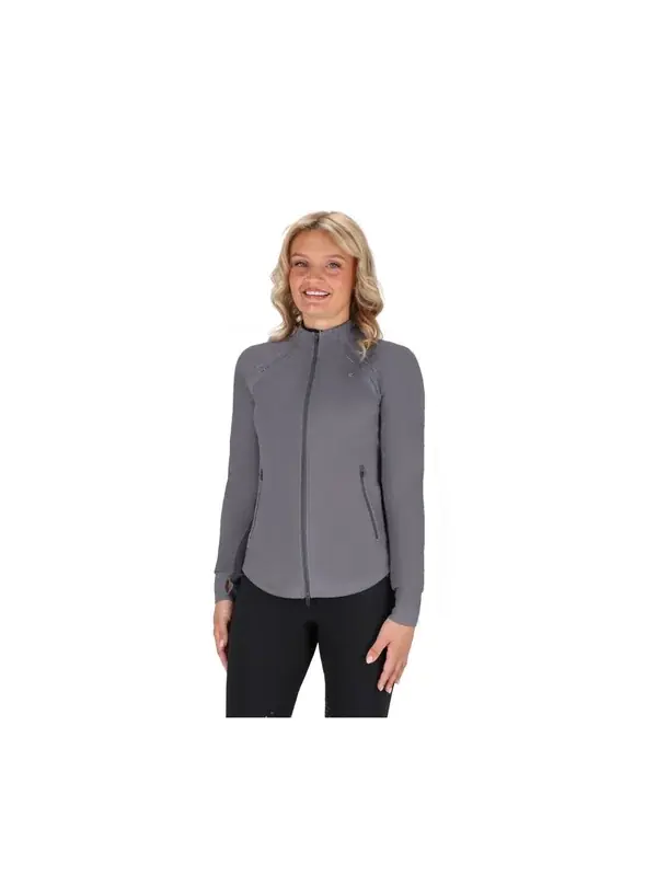 Sweat Jacket Oakleigh Steel Grey - Premiumkvalitet