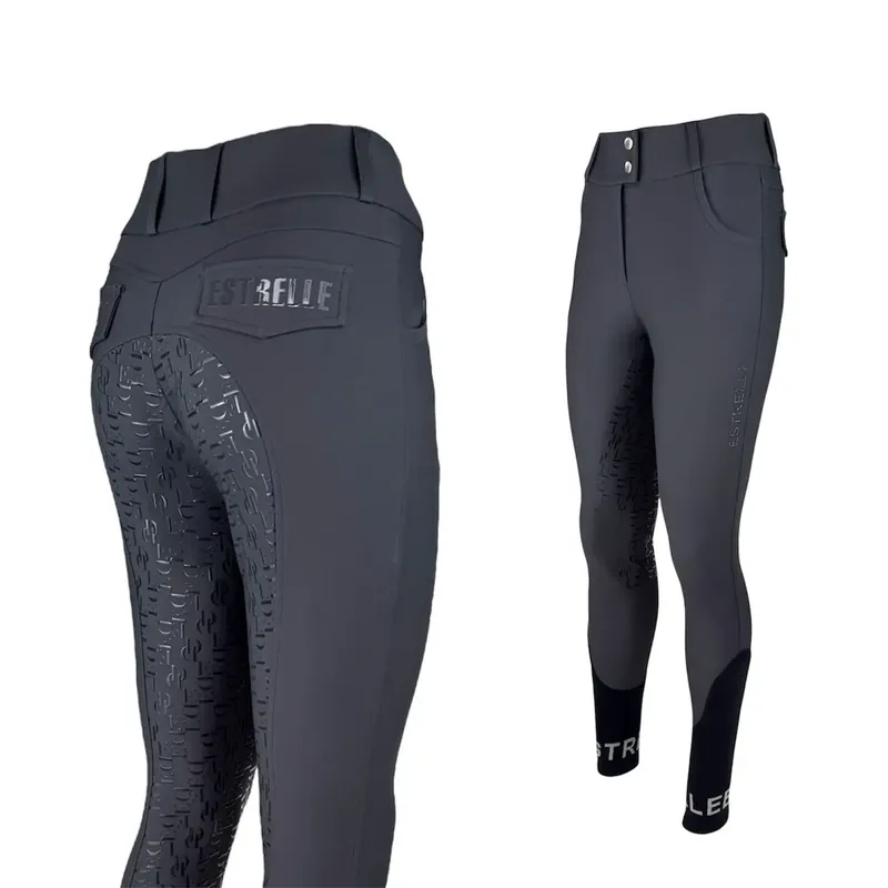 Rea - Mid grip-ridbyxor för damer Estrelle Equestrian Iconic S