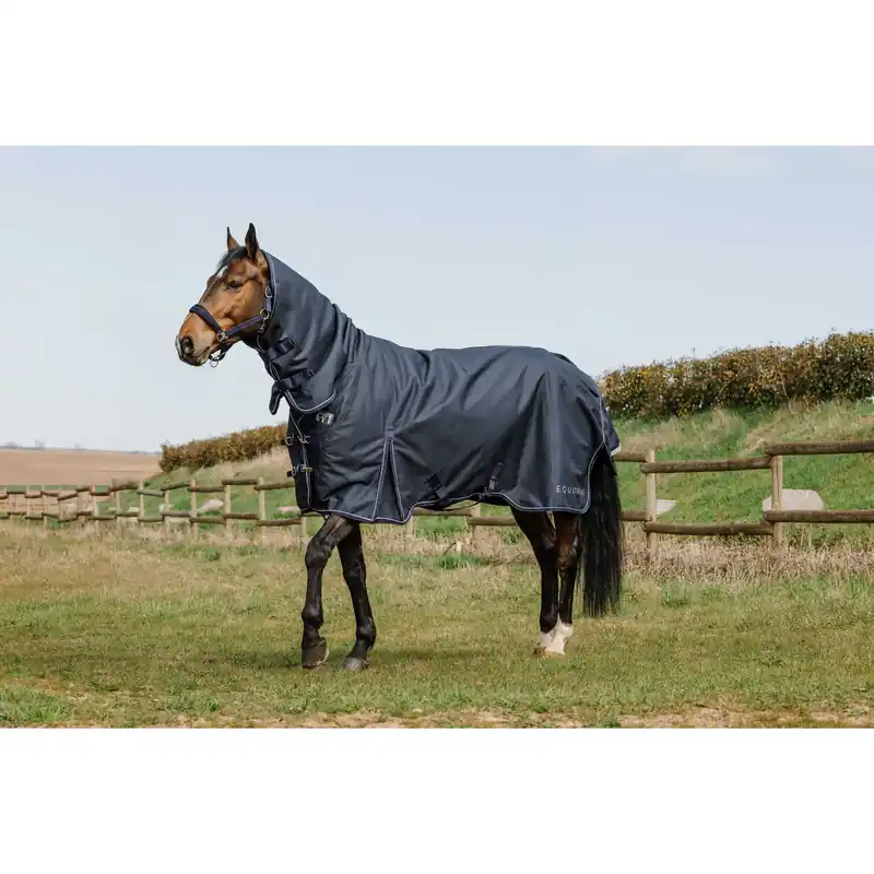 Hästtäcke för utomhusbruk Equithème Anatomic 1200D CMB 200 g - Superpris