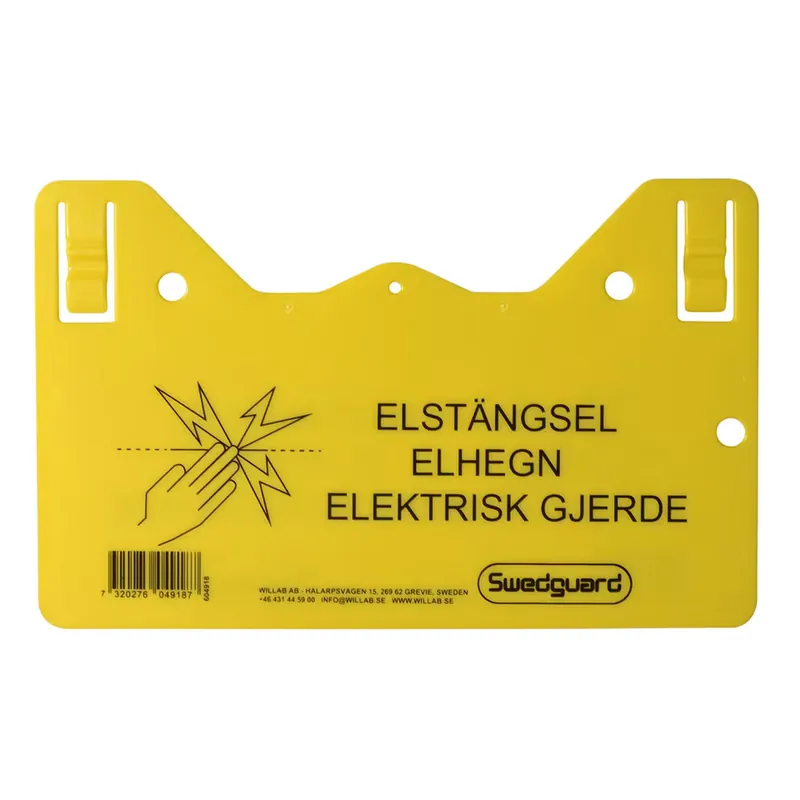 Ny lansering | Varningsskylt Elstängsel Clips