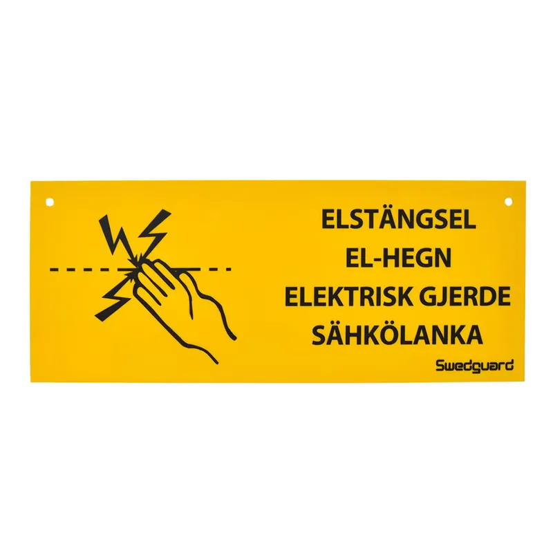 Varningsskylt Elstängsel | Tillverkarpris