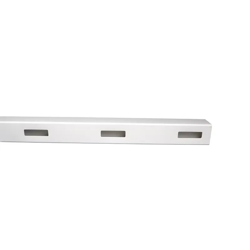Spara nu | Slutstolpe för 3 slanor 2134 mm vit