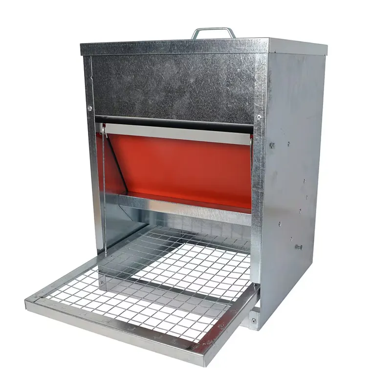 Foderautomat galvad 10kg - Nyhet