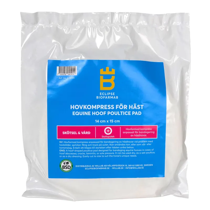 Mycket populär - Hovkompress för häst 3-pack